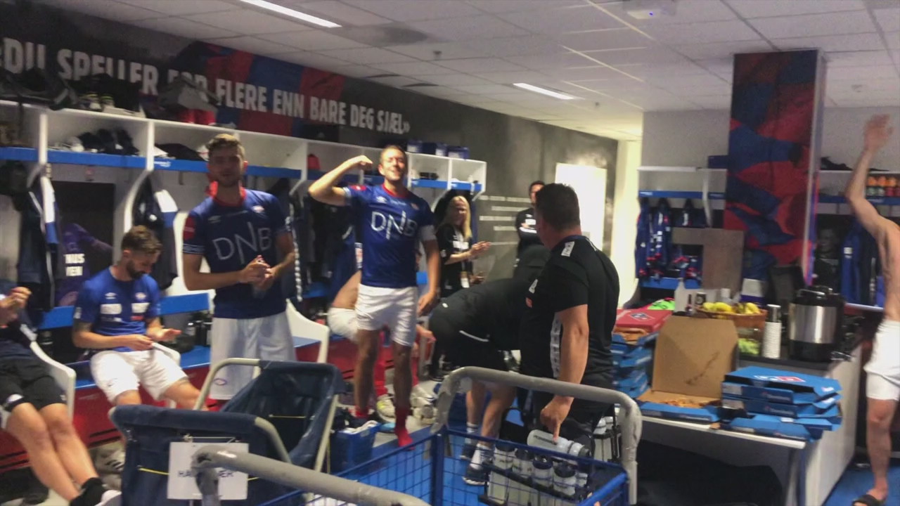 Bård Finne etter kampslutt